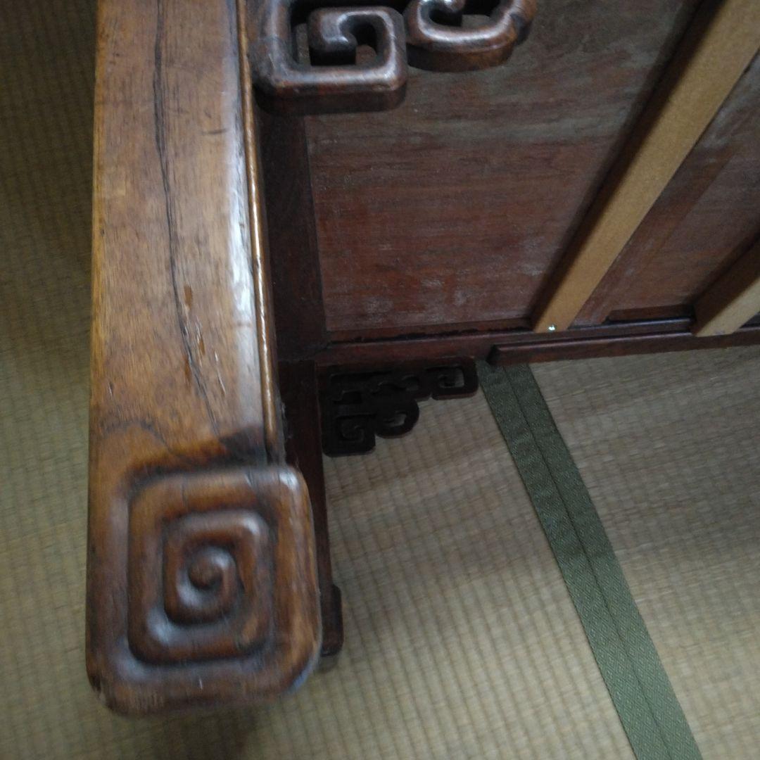 アンティーク木製伝統文机