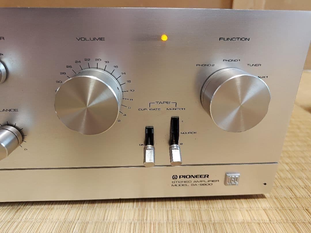 Pioneer アンプ本体 シルバー仕上げ