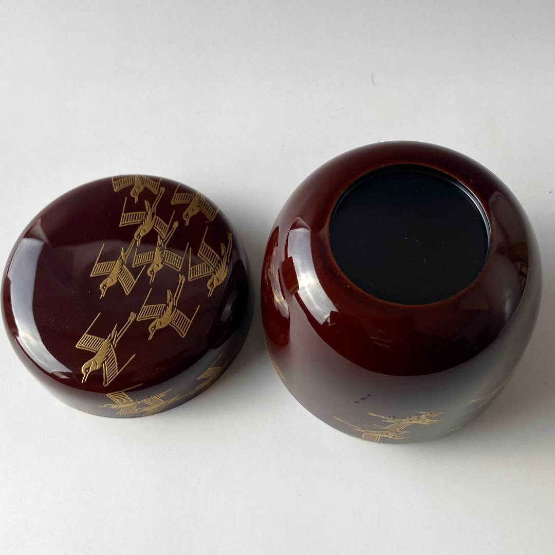 ◆輪島塗 大棗 千鳥 平野桂山 茶道具 美品