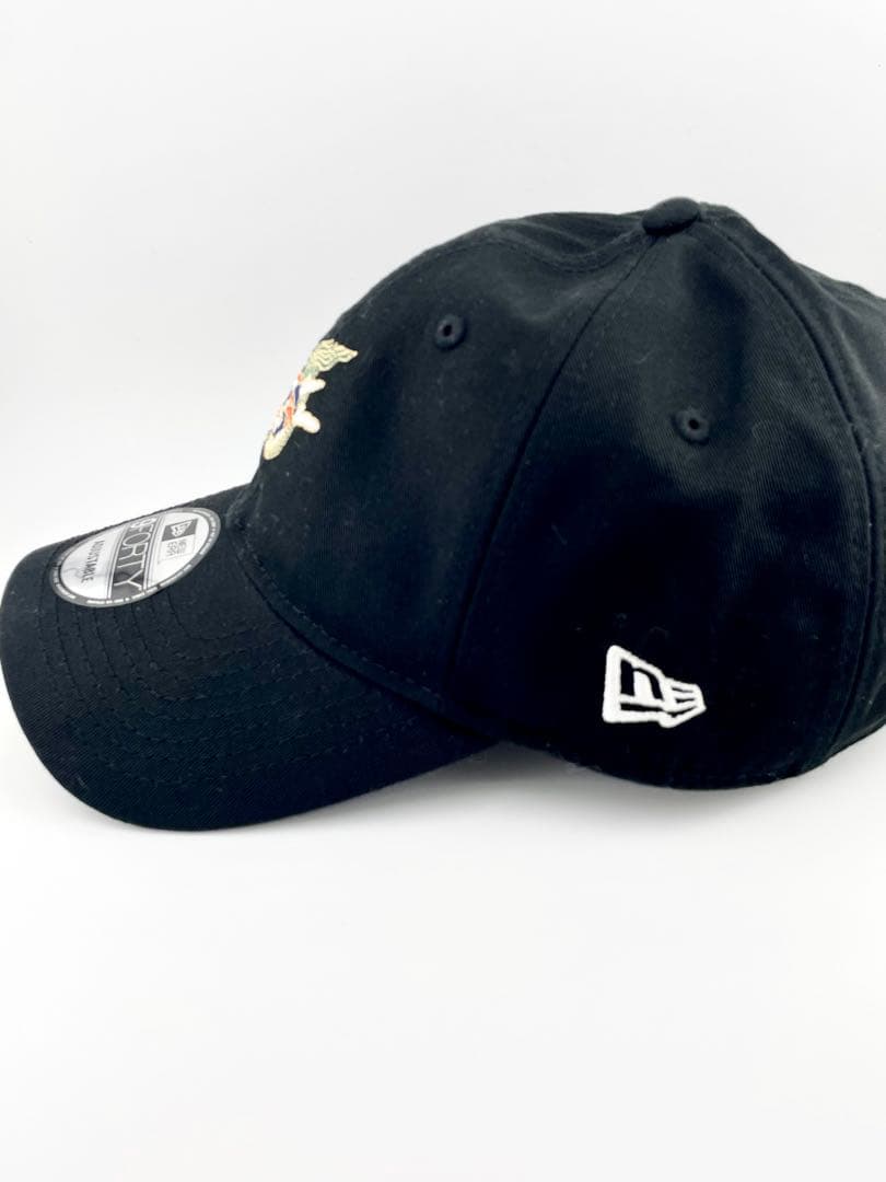 【国内未発売】NEW ERA 9FORTY ドラゴン刺繍キャップ 黒