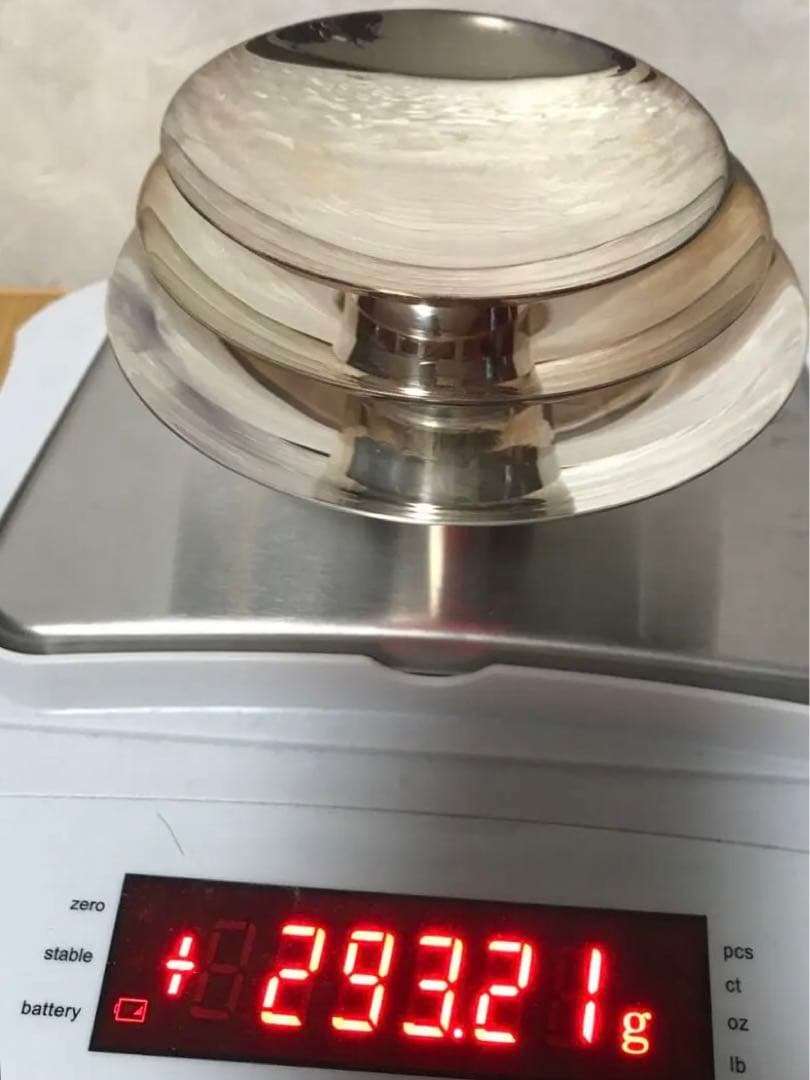銀杯　純銀　3枚　293g