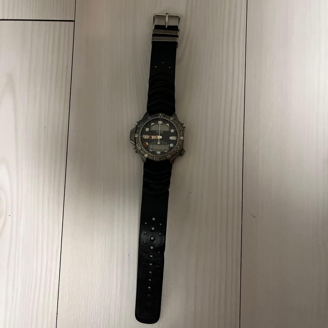 Citizen アナログ腕時計 ブラック　プロマスター