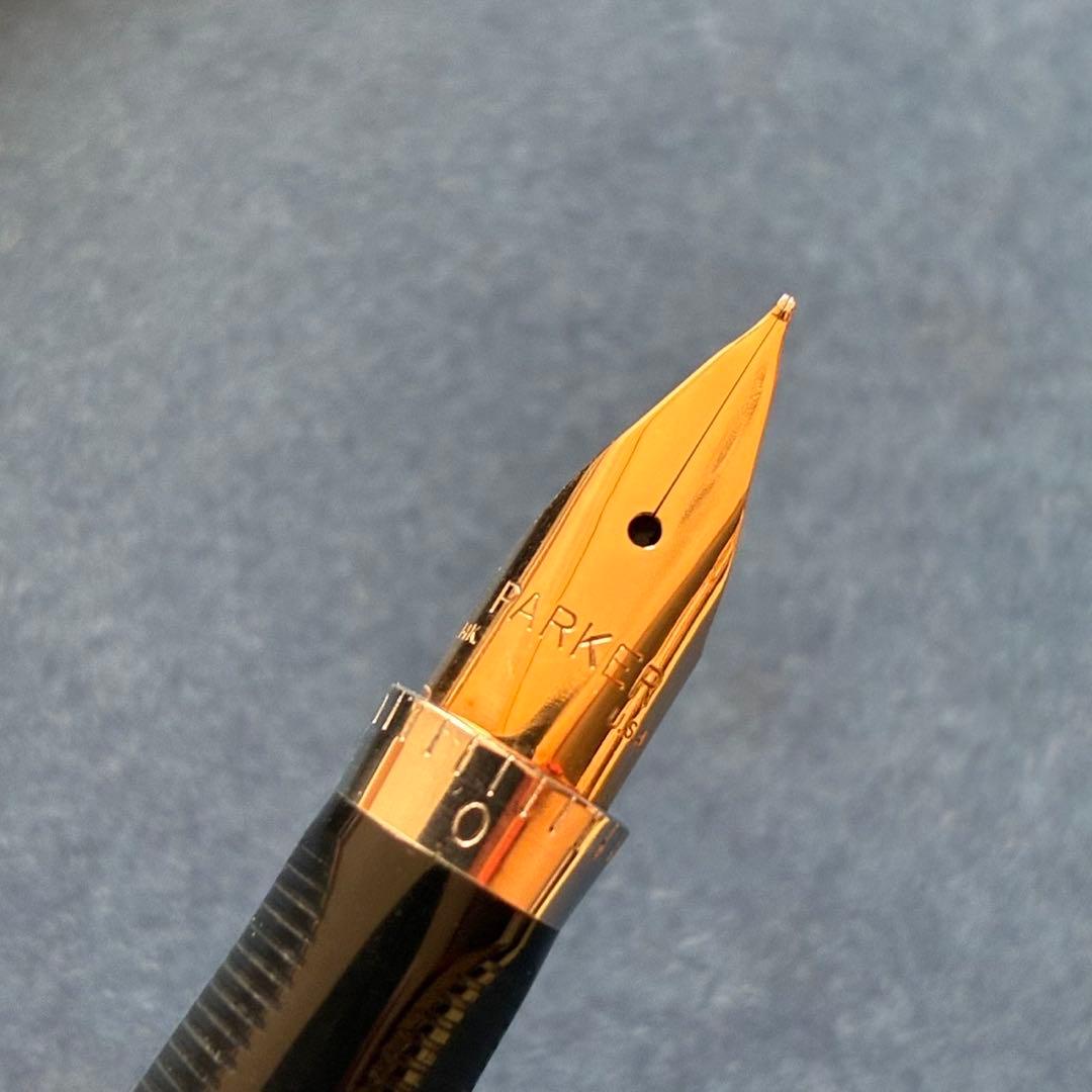 パーカー75 parker75 万年筆　初期型　フラットトップ