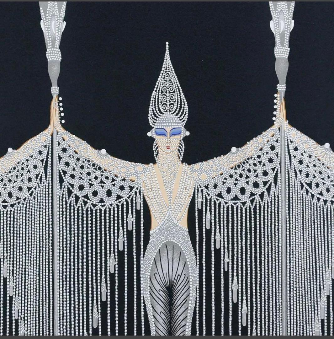 エルテ「Les Bijoux de Perles」シルクスクリーン 直筆サイン