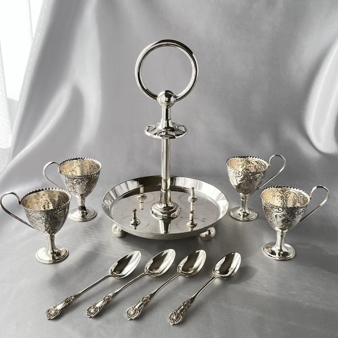 【英国】エッグクルーゼ / エッグセット エッグカップ / スプーン