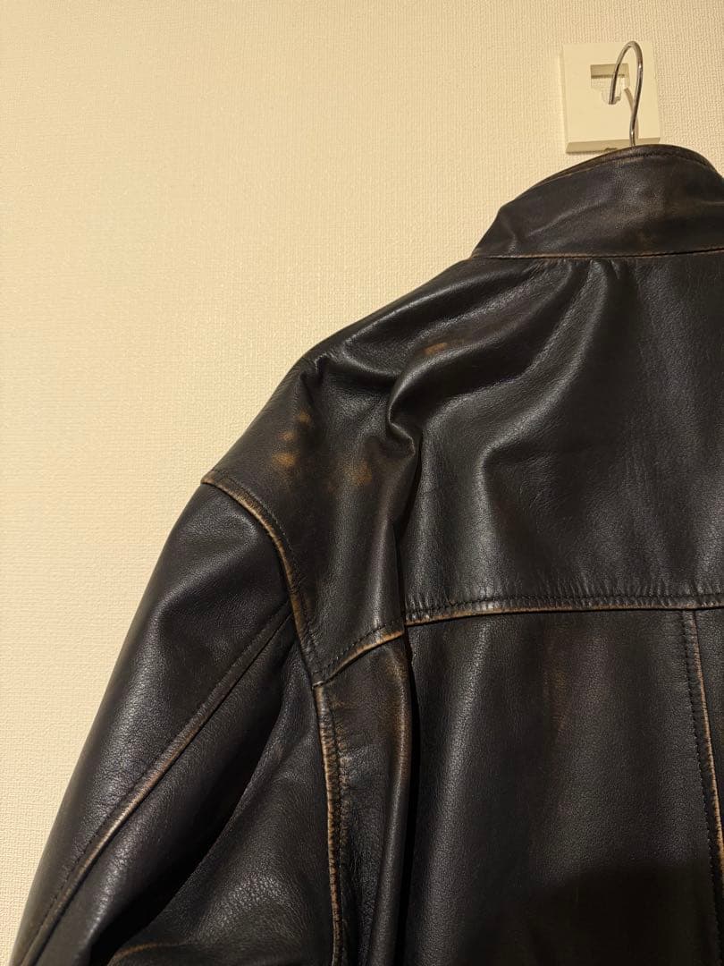 CCU / MORGAN BOMBER JACKET レザージャケット