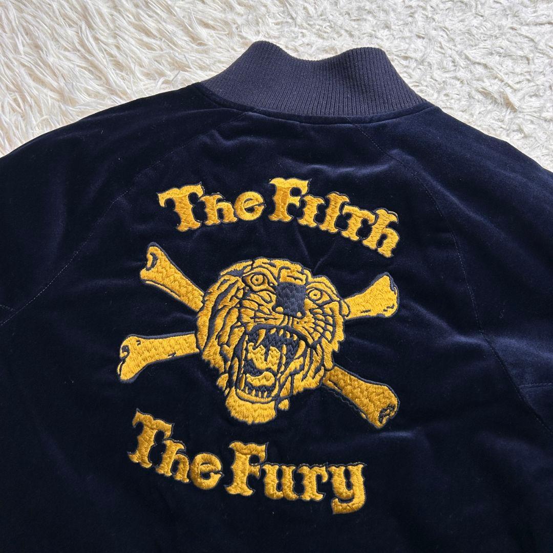 Neighborhood ベロア 刺繍 リバーシブル スーベニア ジャケット