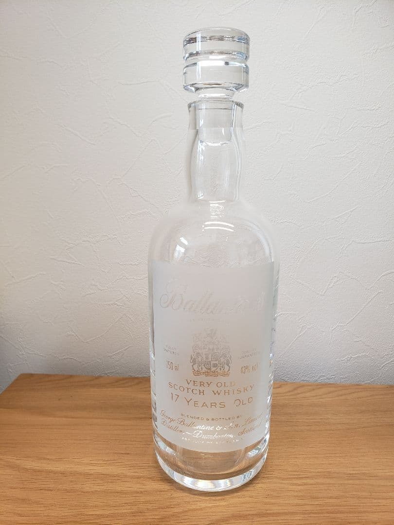【希少】バランタイン17年 クリスタル デキャンタ（非売品）