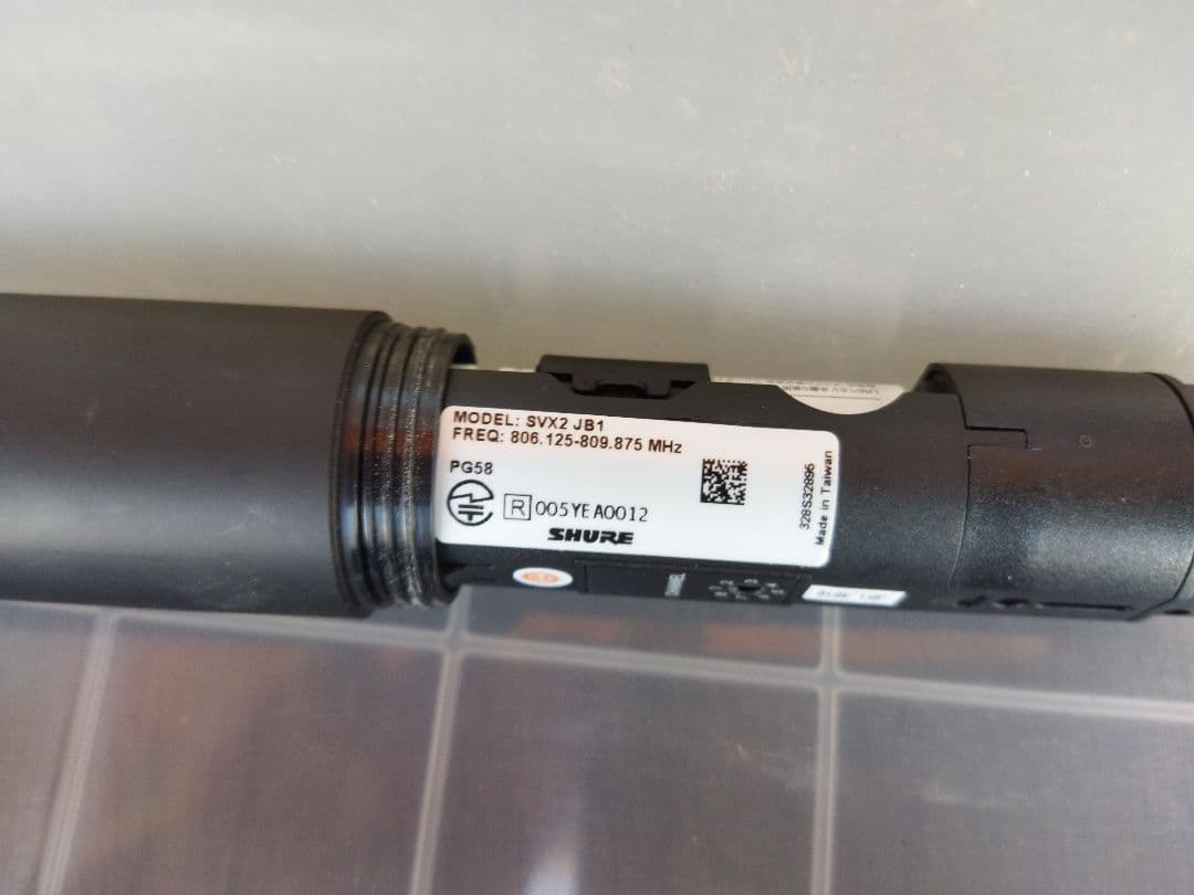 SHURE PG58 シュアー ワイヤレスマイク 2本セット Wireless