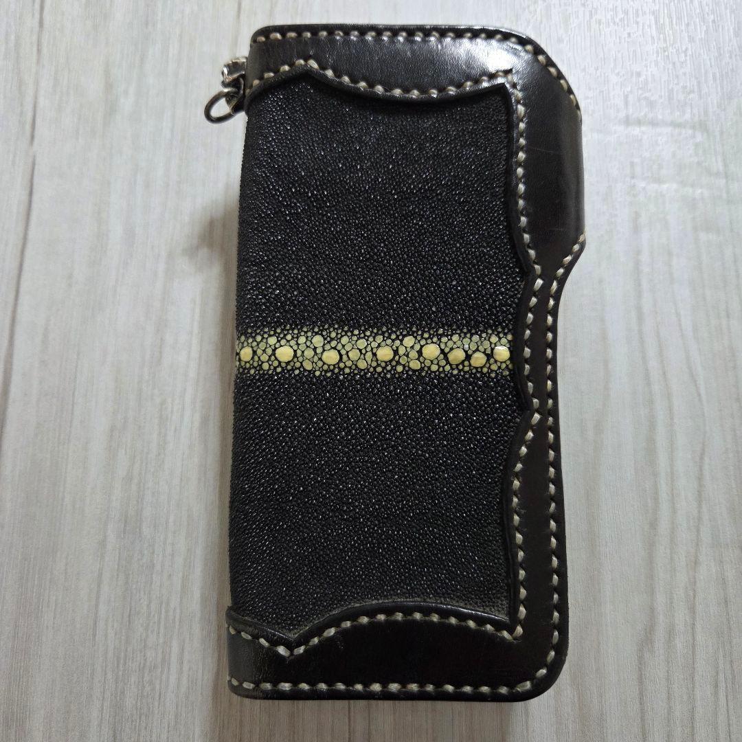 スティングレイ サドルレザー ロングウォレット 長財布 最終値下げ