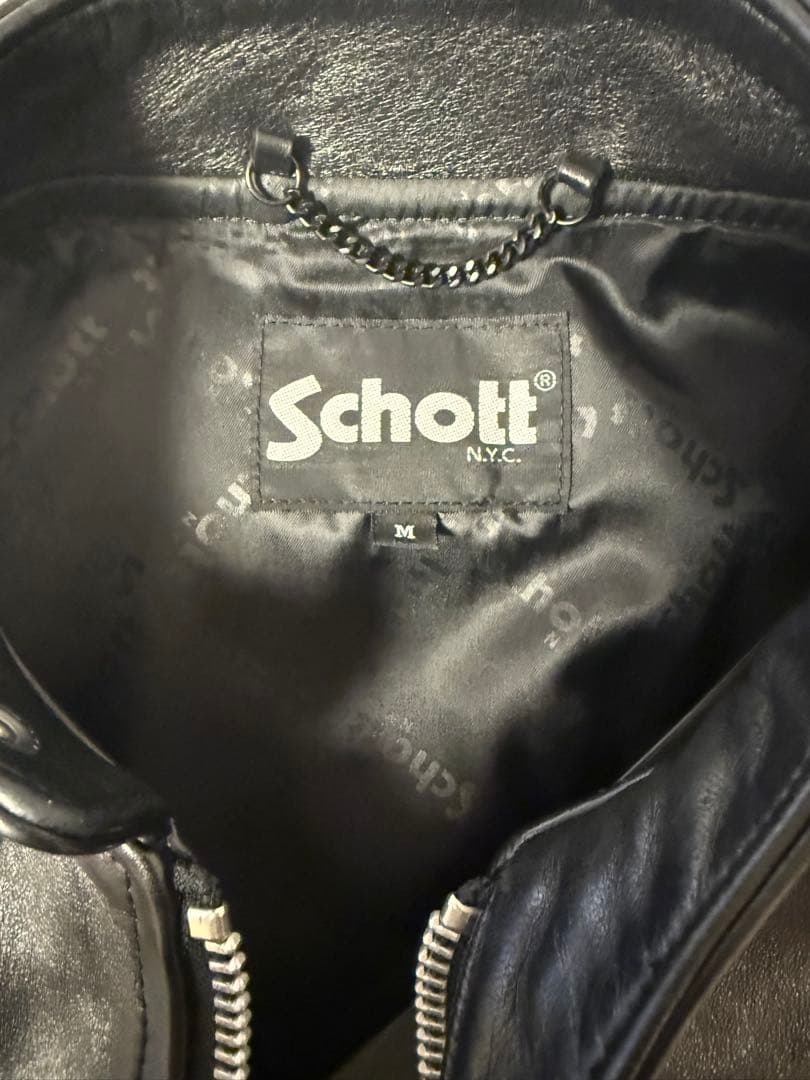 Schott 70'sシングルライダースジャケット M