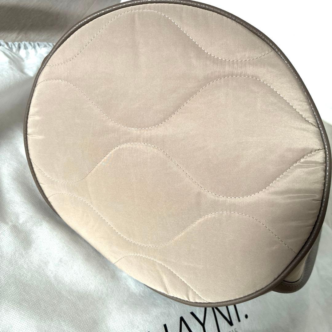 ヘイニ　HAYNI トートバッグ ツイストハンドル A4 グレージュ ロルデ　M