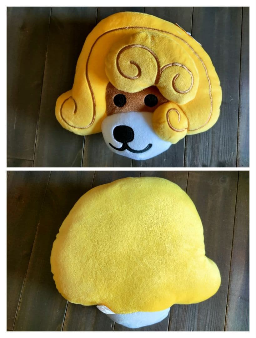 アフロ犬　ぬいぐるみ・PART3×4体＆フェイスクッション3個まとめ売り