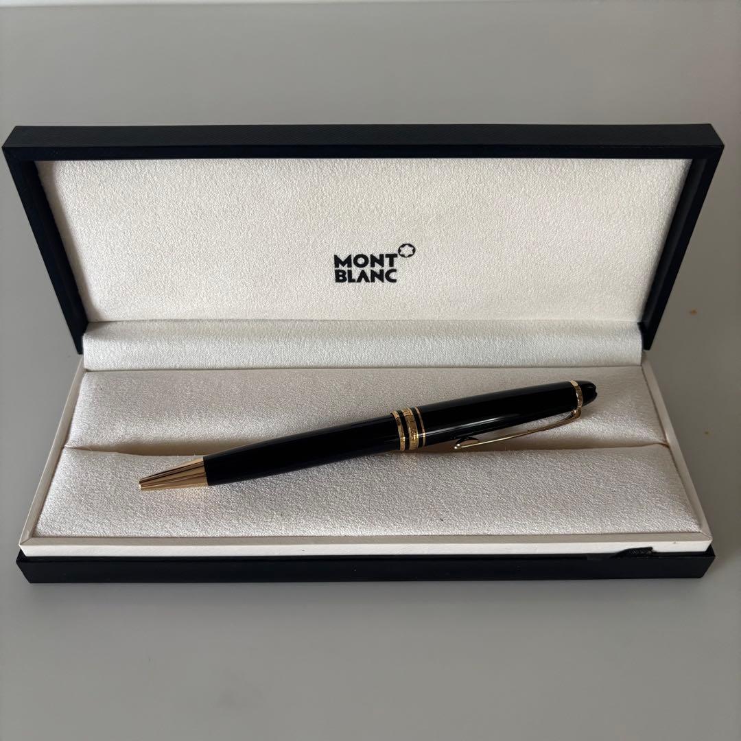 MONT BLANC モンブラン　黒 ボールペン 本体 専用ケース付き