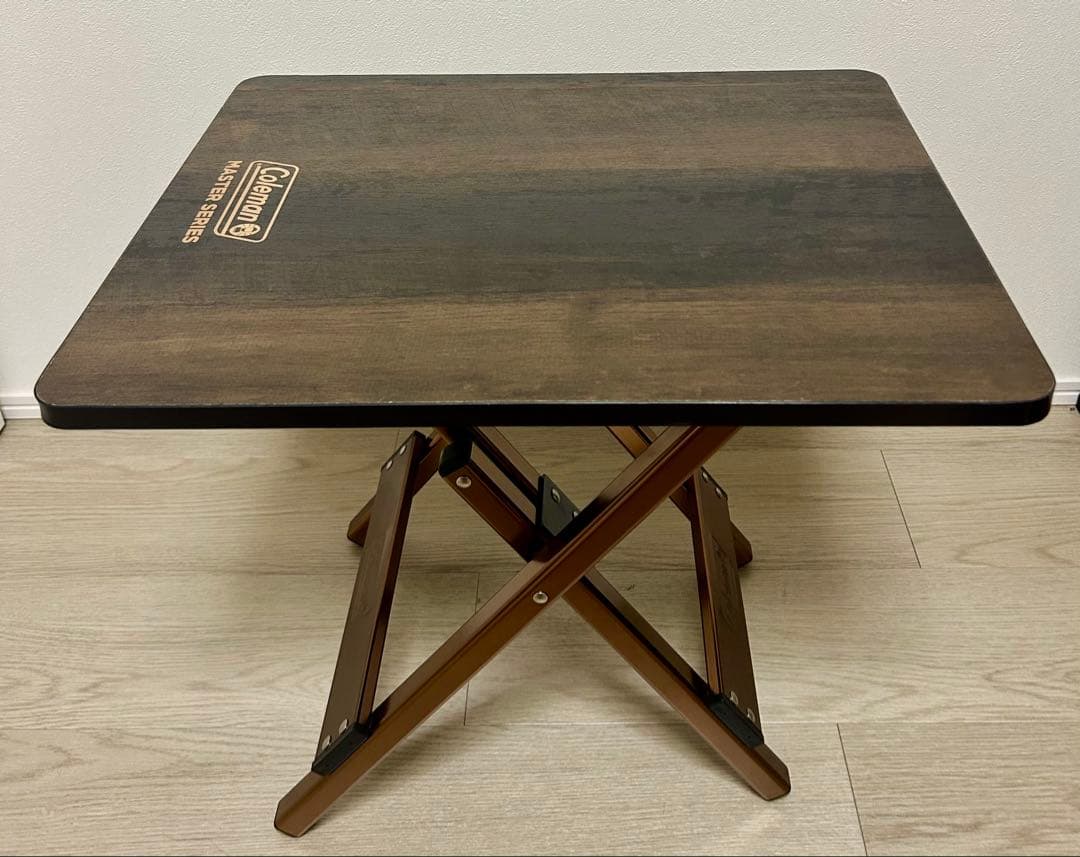 【Coleman】バタフライサイドテーブル　折りたたみテーブル【美品】