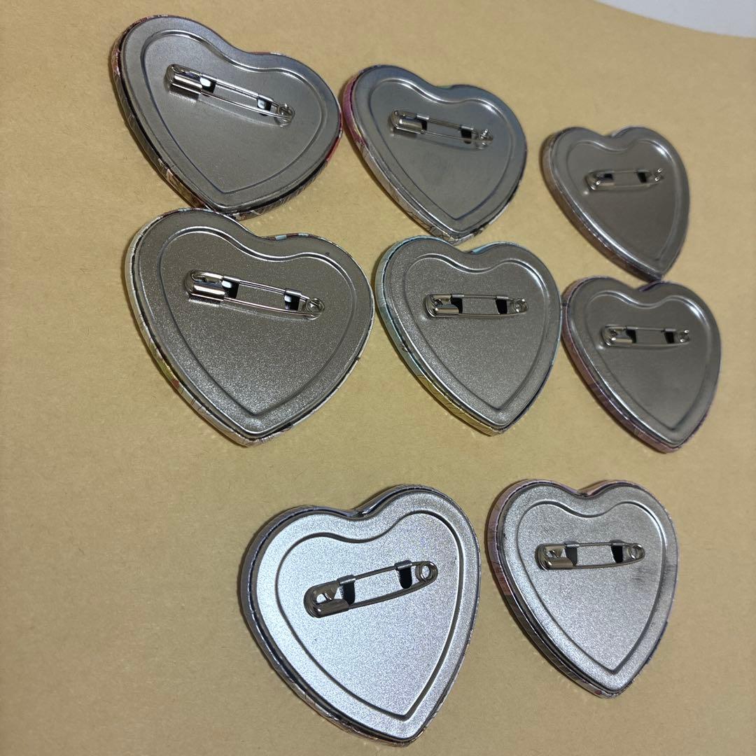 ひとりじめマイヒーロー　缶バッジ　ハート　まとめ