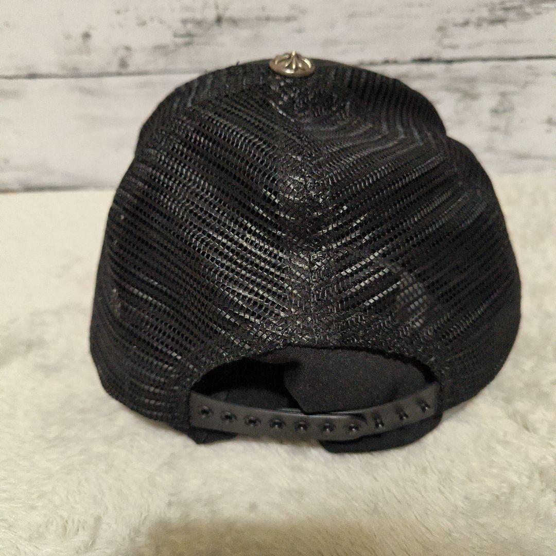 グ*ィ様 CHROME HEARTS トラッカーキャップ ブラック