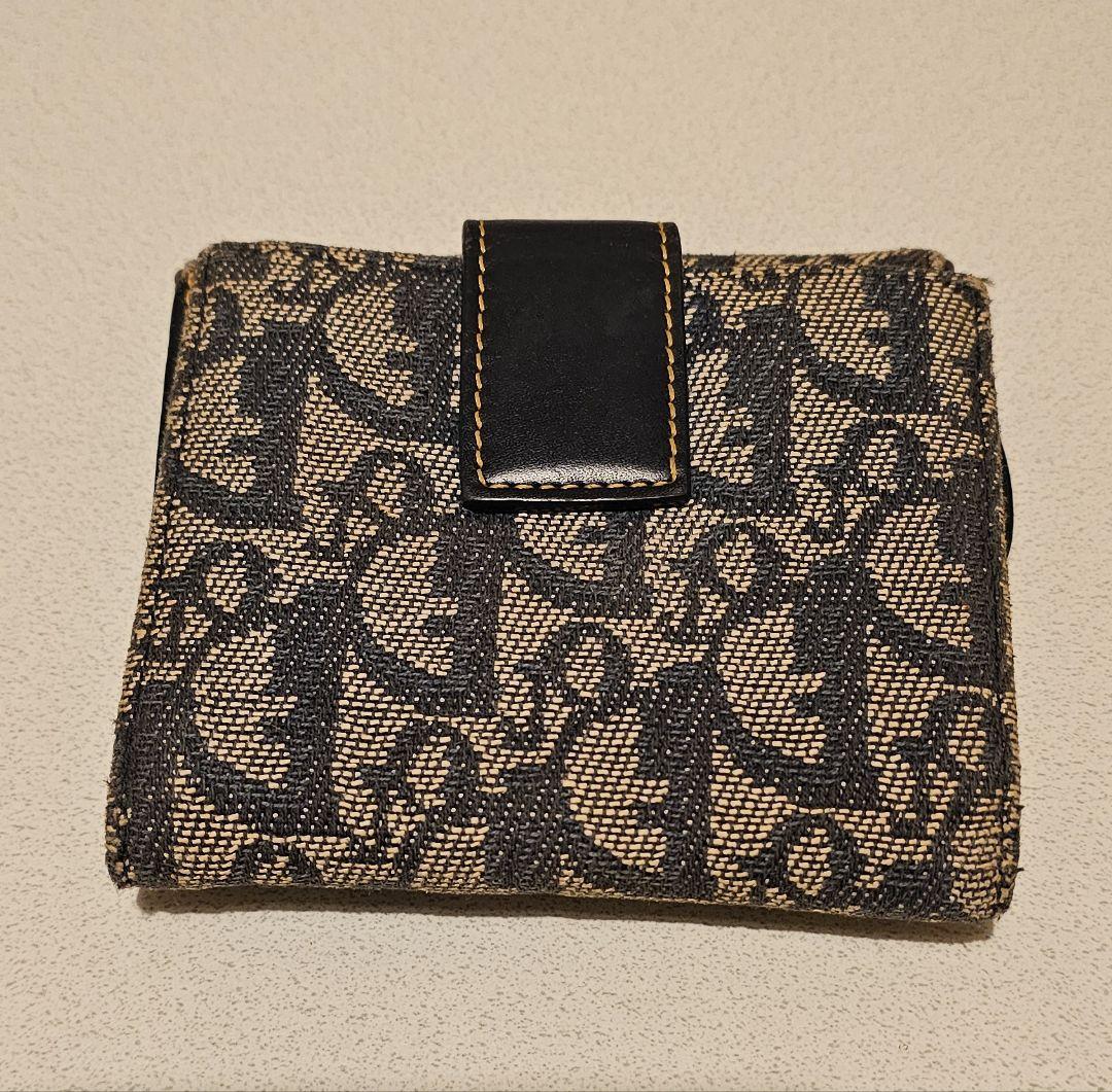 Dior　ディオール　トロッター柄　3つ折り 財布
