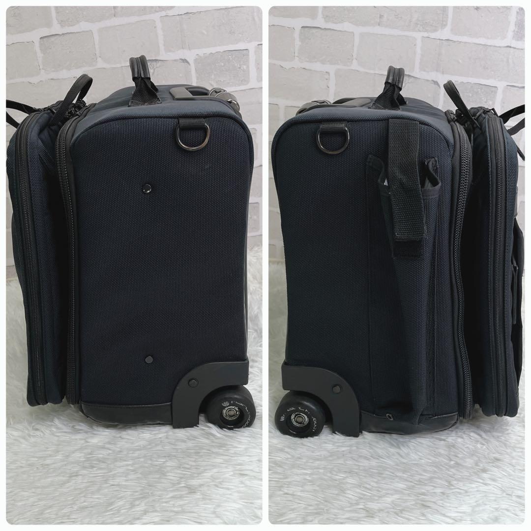 美品 マスターピース A4 3WAY 機内持込 ビジネスキャリー ブリーフケース