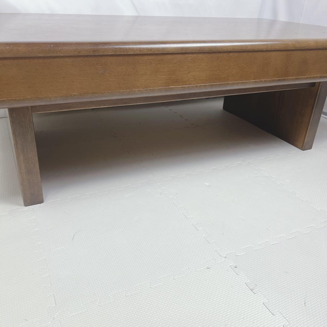 カリモク 引き出し付き 木製ダイニングテーブル ローテーブル ビンテージ