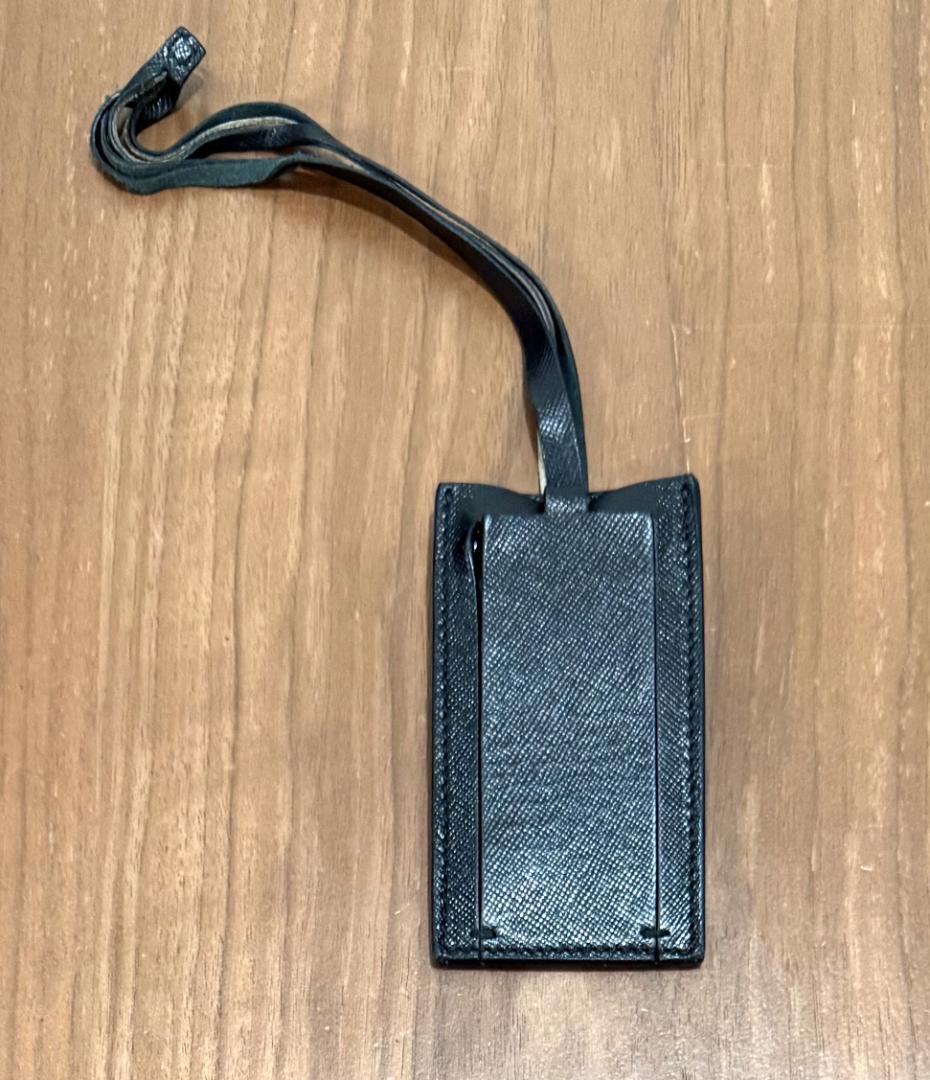 PRADA　プラダ　ビジネスバッグ　ボストン　ブラック　三角プレート