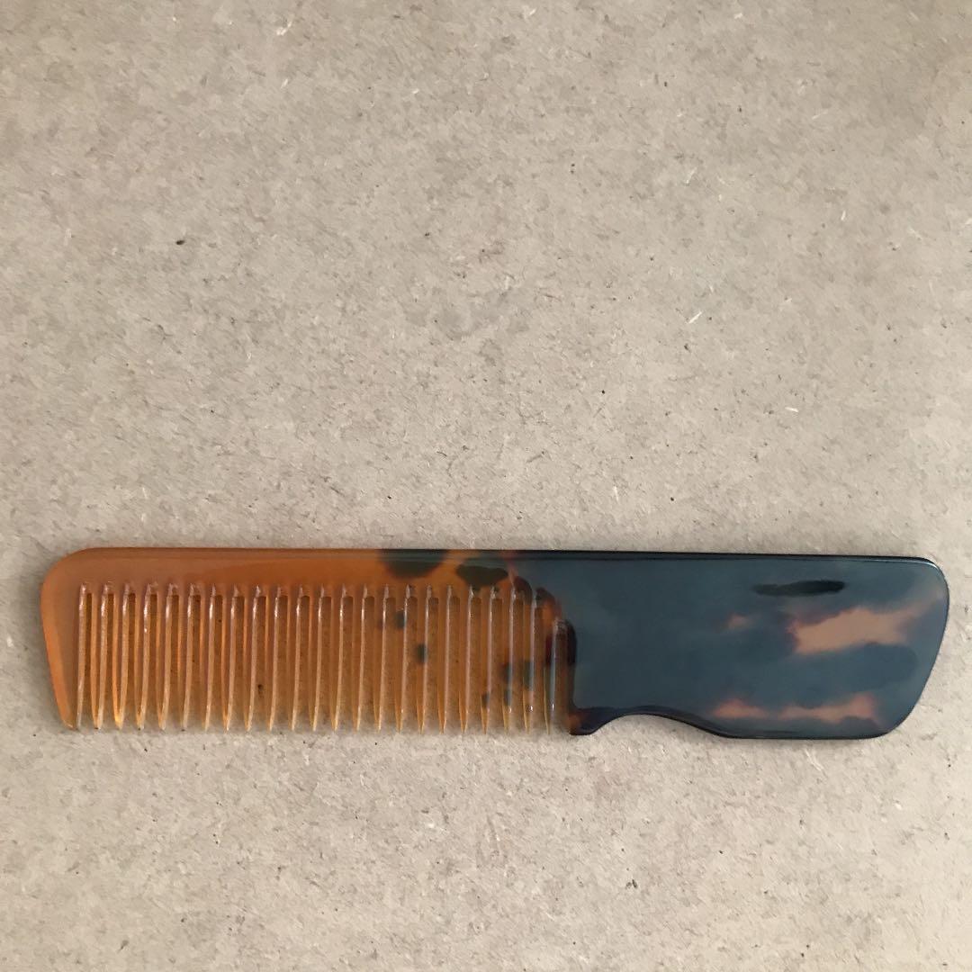 ビンテージ　　本鼈甲コーム　　未使用希少品