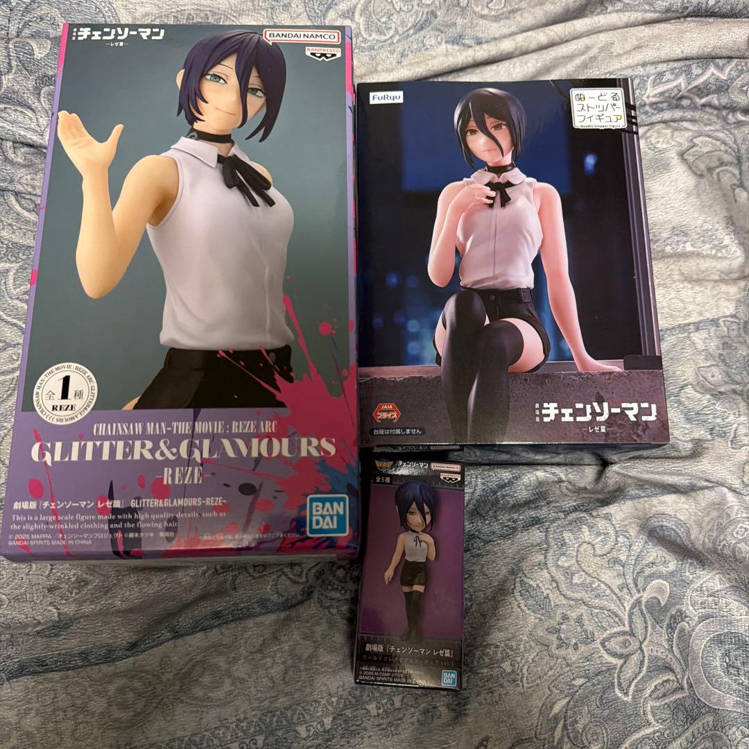 チェンソーマン　レゼ　フィギュア　セット　ぬーどるストッパー　ワーコレ