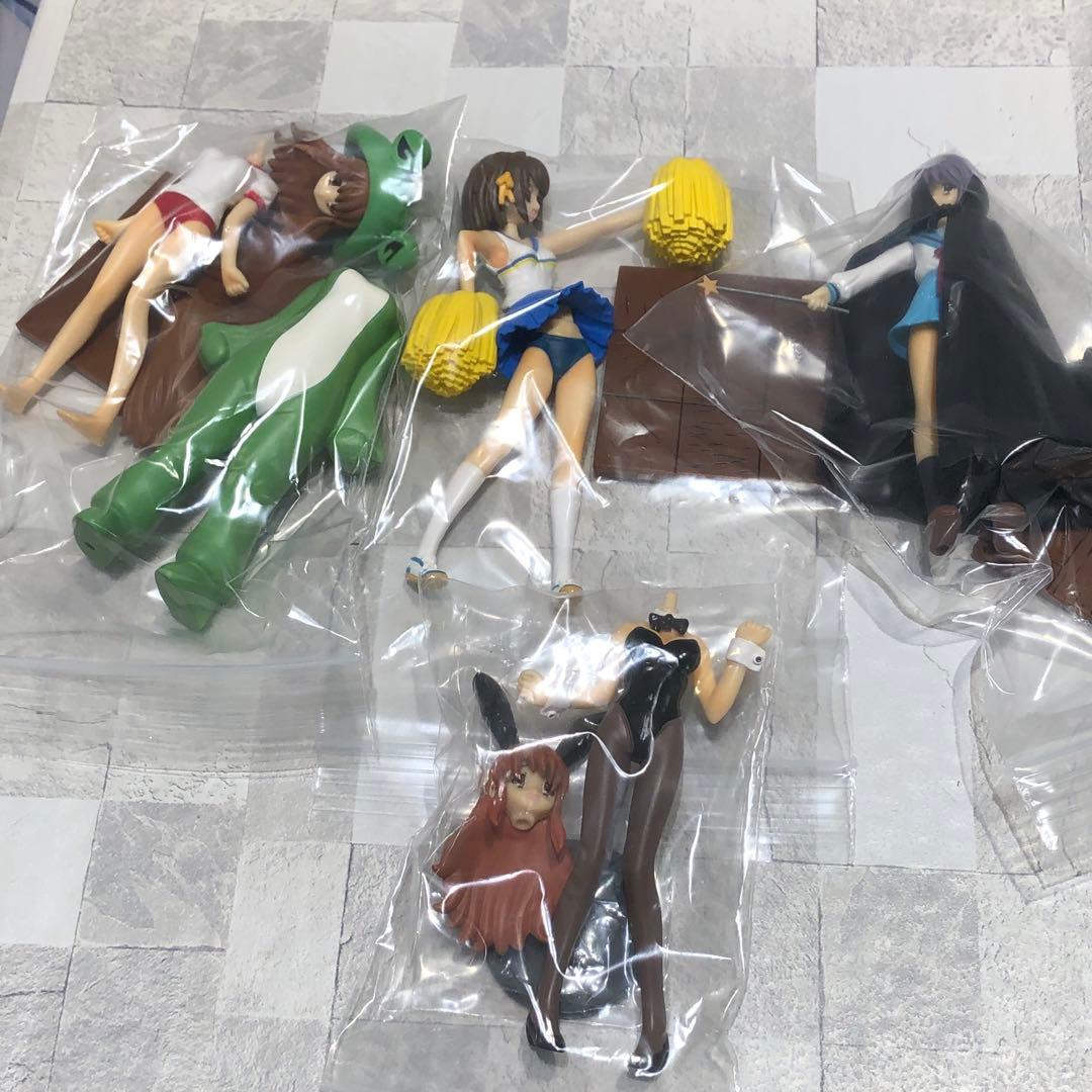 涼宮ハルヒの憂鬱 フィギュア16体 ストラップ2個セット 新品未開封品