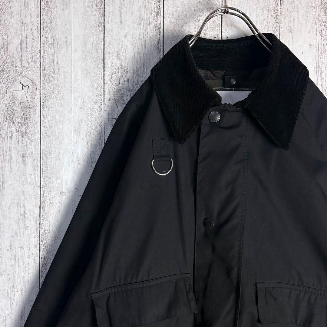 【美品】バブアー☆襟切替ジャケット 裏地チェック ユナイテッドアローズ別注