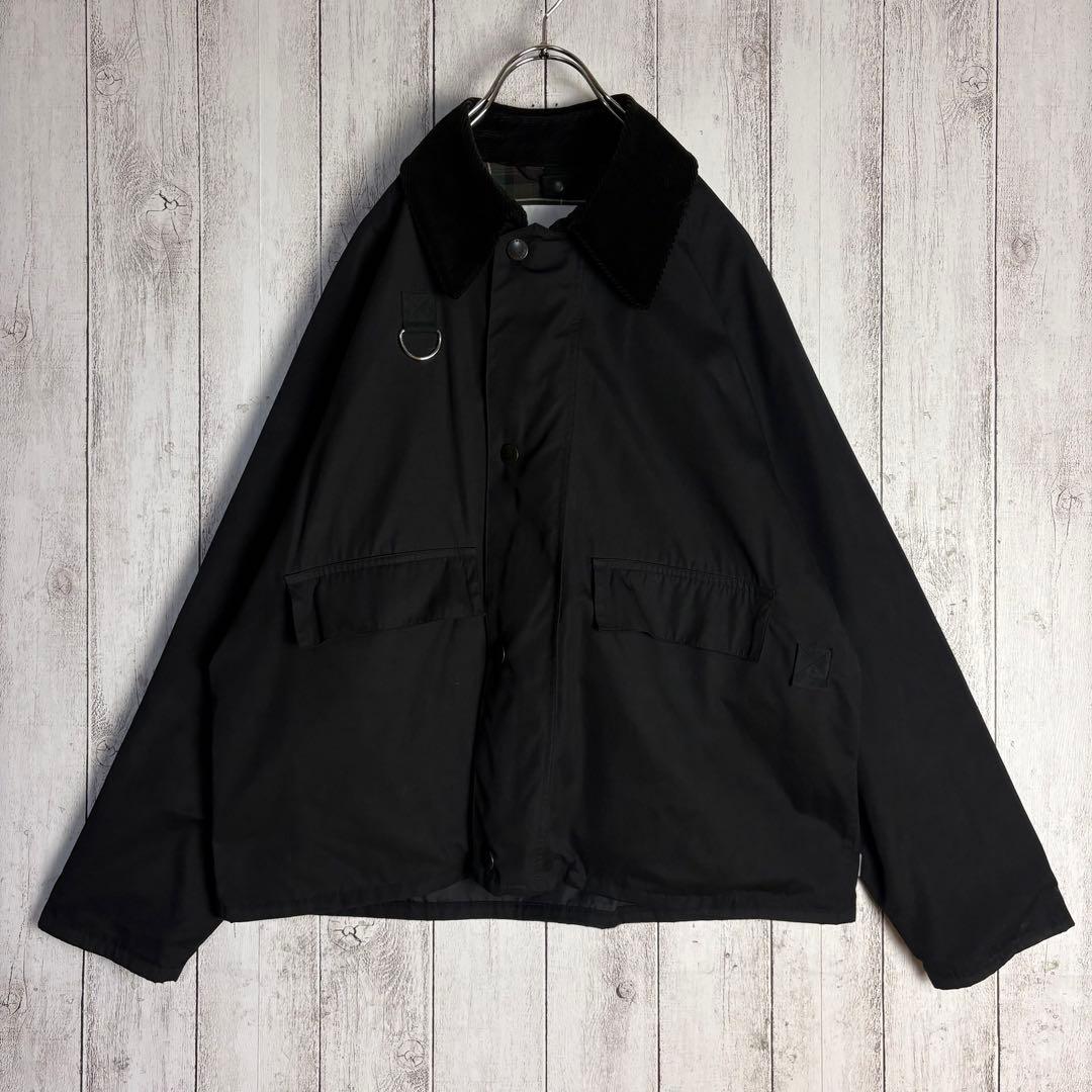 【美品】バブアー☆襟切替ジャケット 裏地チェック ユナイテッドアローズ別注