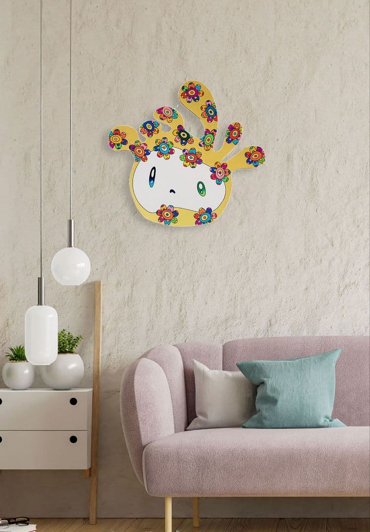 ★鈴木哲也★合板(670×630mm)アクリル原画1点物★送料無料#136