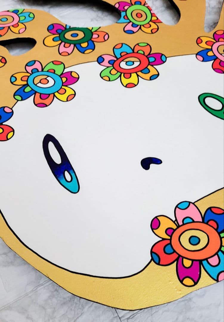 ★鈴木哲也★合板(670×630mm)アクリル原画1点物★送料無料#136