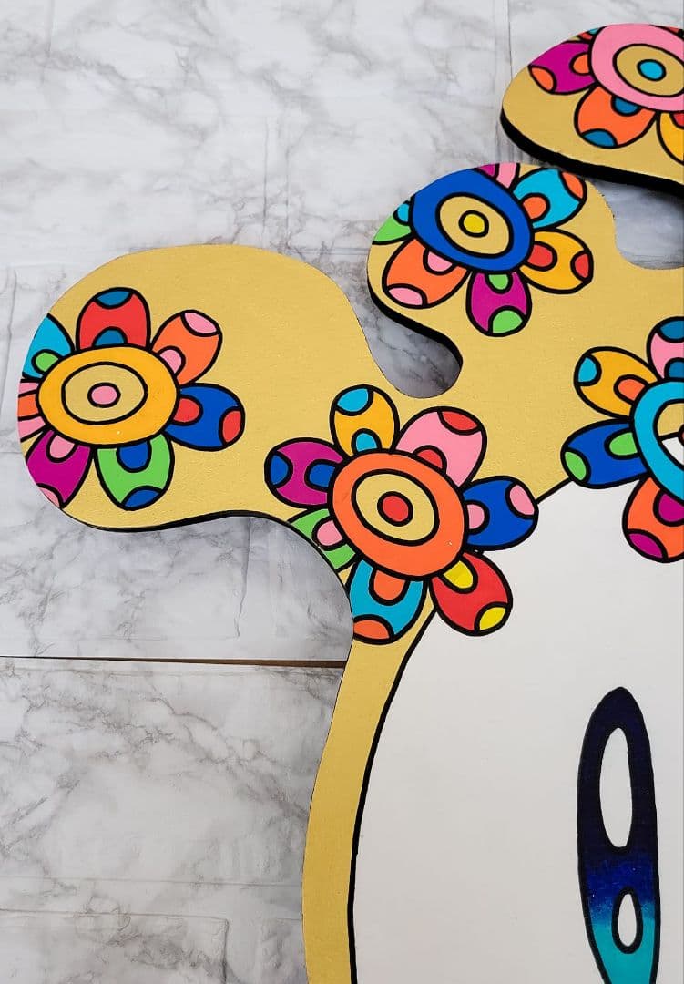 ★鈴木哲也★合板(670×630mm)アクリル原画1点物★送料無料#136