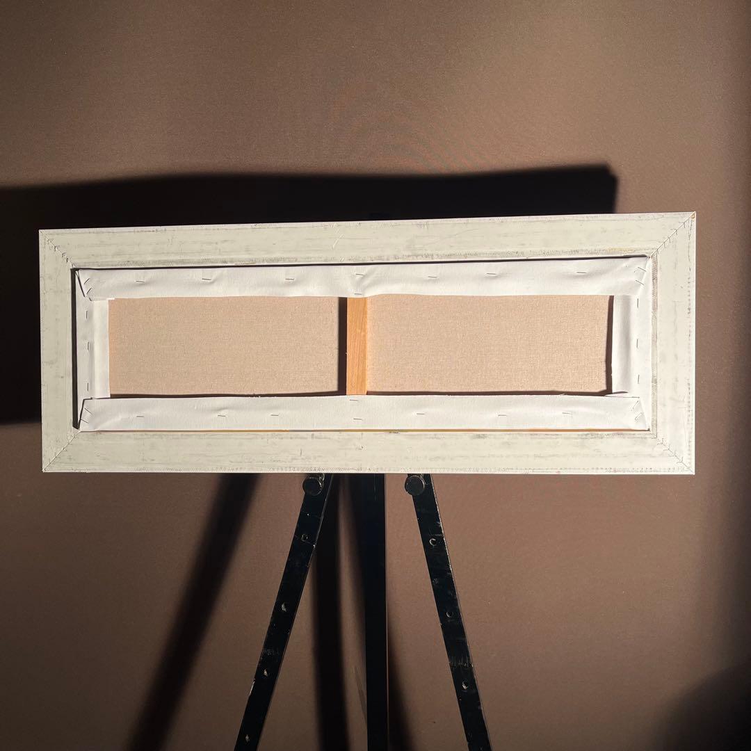 ★秀作★ 手書き油絵 ゴッホ 花咲くアーモンドの枝 肉筆絵画 額付き 油彩画