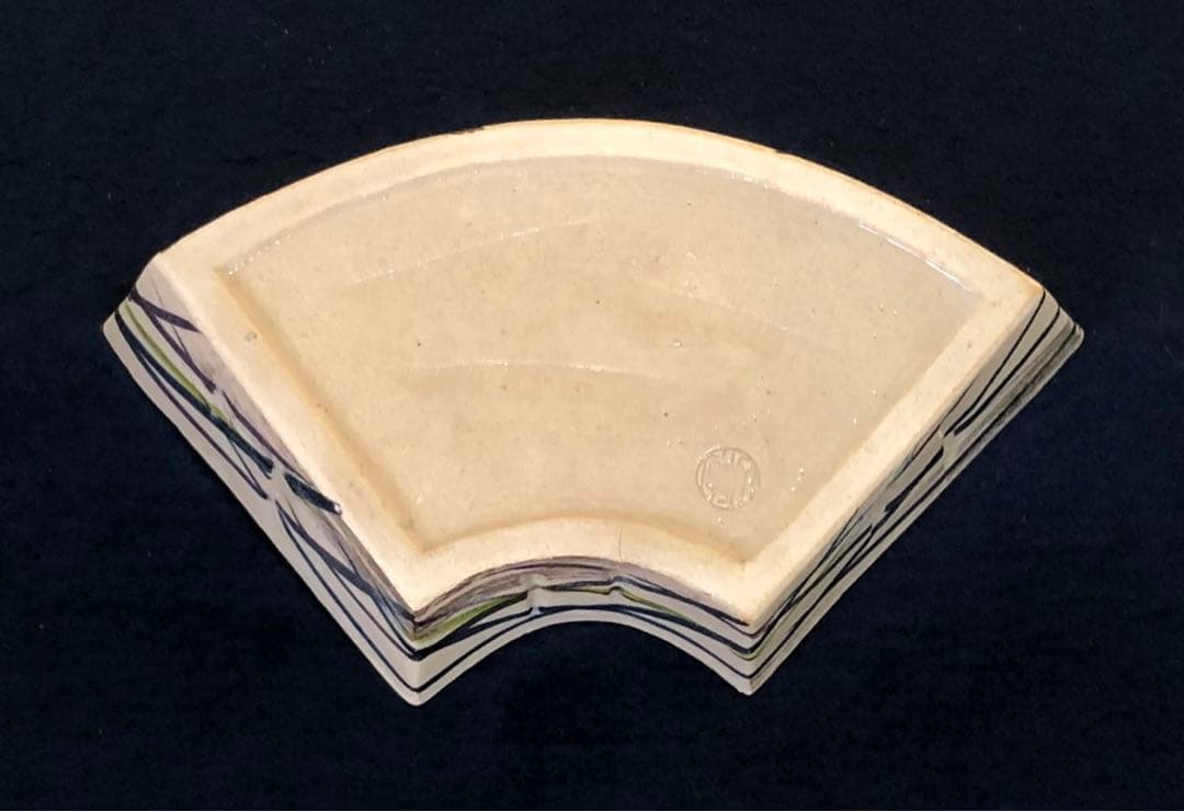 《R》懐石 扇面 向付5客 陶山造 小鉢 共箱　250725F1