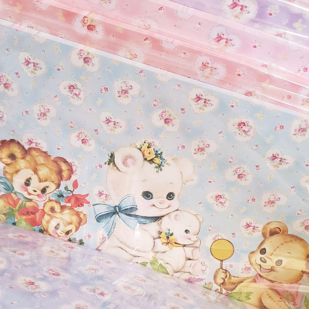 レトロアニマル ラッピングペーパー 平袋ペーパー まとめ売り