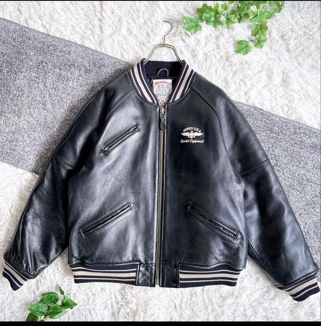 AVIREXアーチロゴジャケットmサイズ