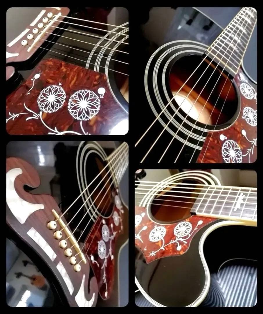 Epiphone EJ-200SCE BLK エレアコ