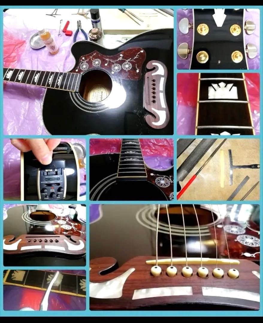 Epiphone EJ-200SCE BLK エレアコ