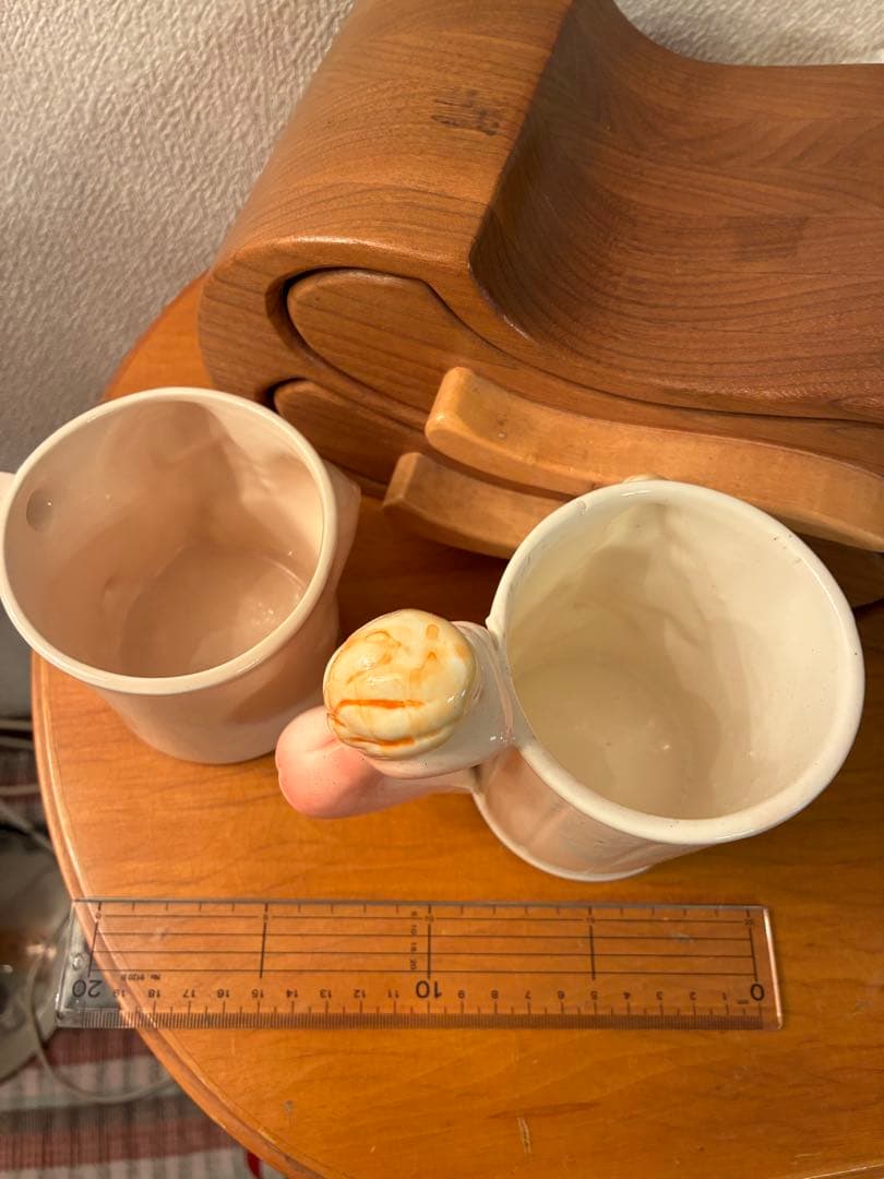 ビンテージ50s ピンナップ　マグカップ　ヌード　セクシー　グラビア　レトロ