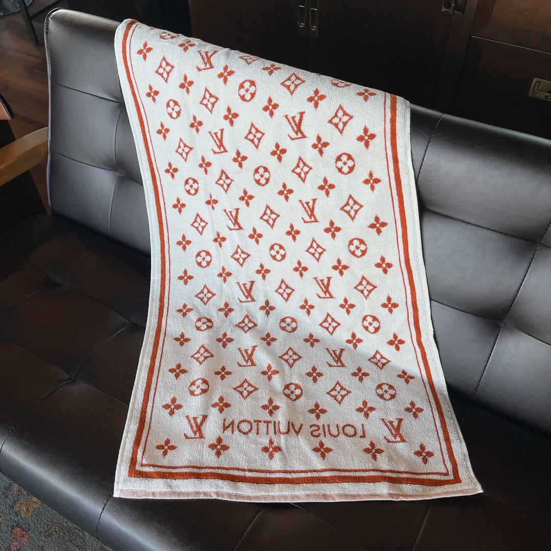 ルイヴィトン セルヴィエットセットLVマッチモノグラム ブラウン バスタオル
