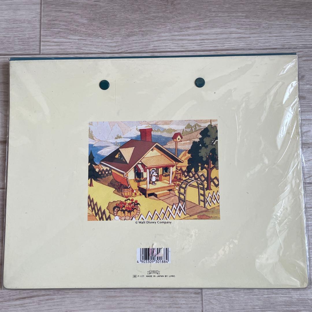 ミッキーマウス バインダー　ディズニー　バインダー　レトロ