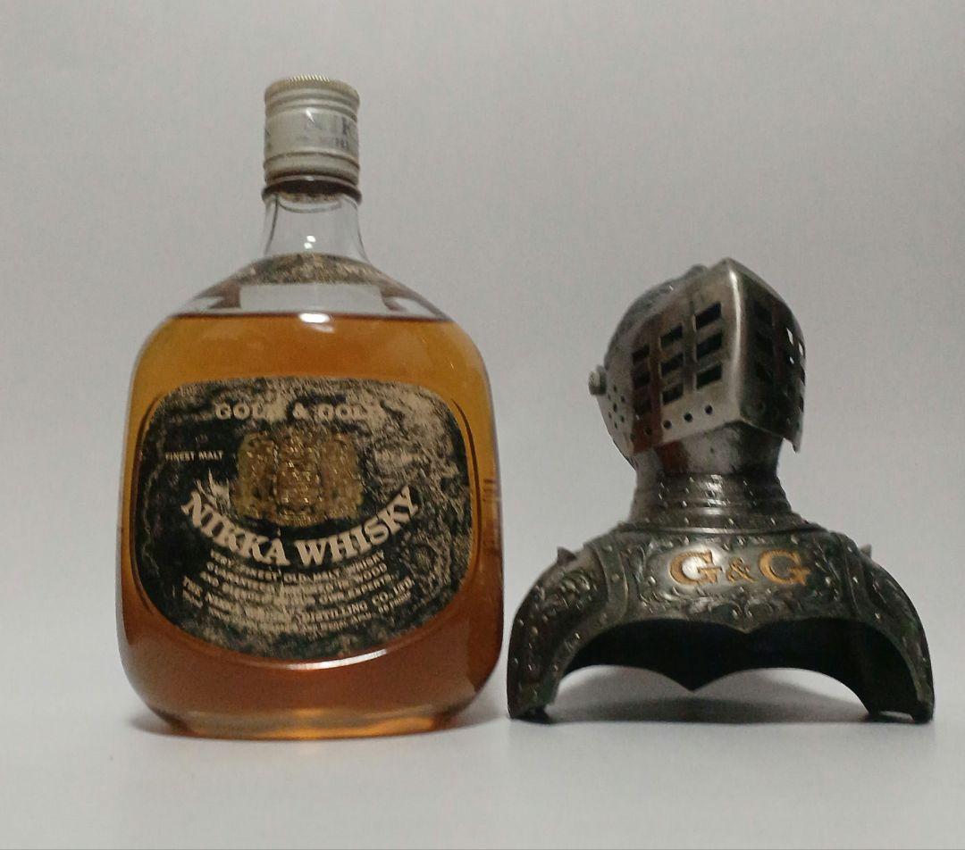 ニッカ　G&G WHISKY 騎士ボトル　鎧　NIKKA WHISKY