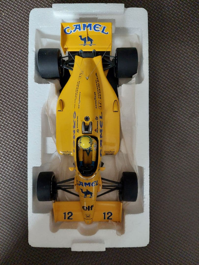 ミニチャンプス 1/18 ロータス 99T A.セナ 1987 CAMELロゴ