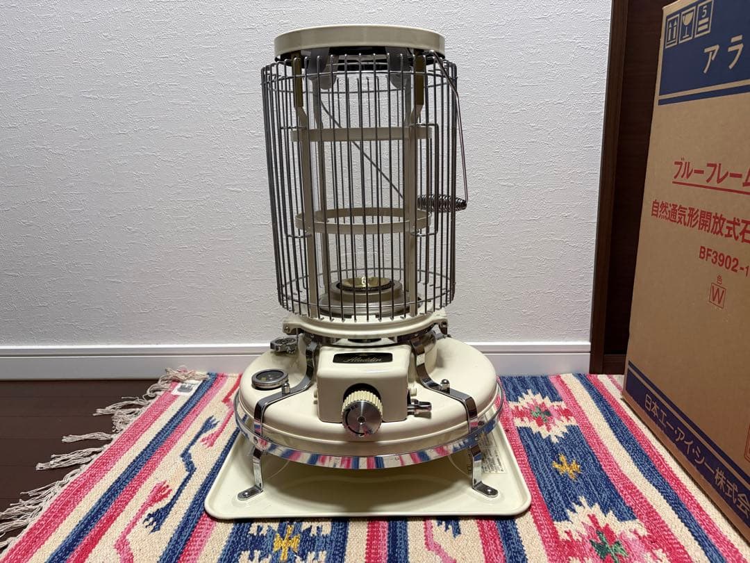 アラジンストーブ39型　ガラスチムニー　チムニーガード付　bf3902