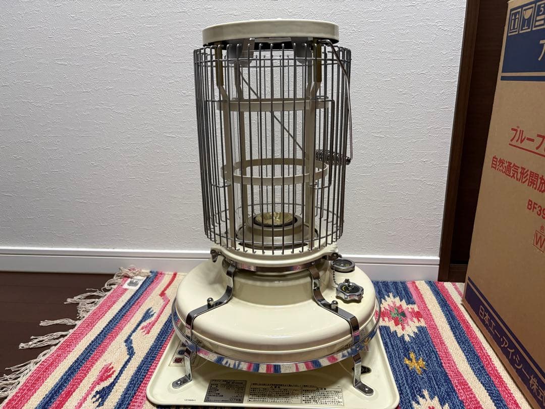 アラジンストーブ39型　ガラスチムニー　チムニーガード付　bf3902