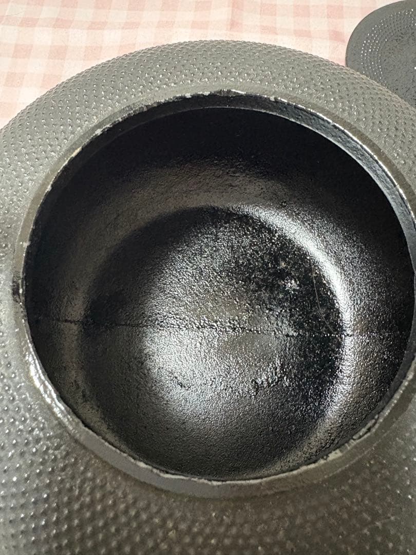 南部鉄器　黒　鉄瓶　日本製