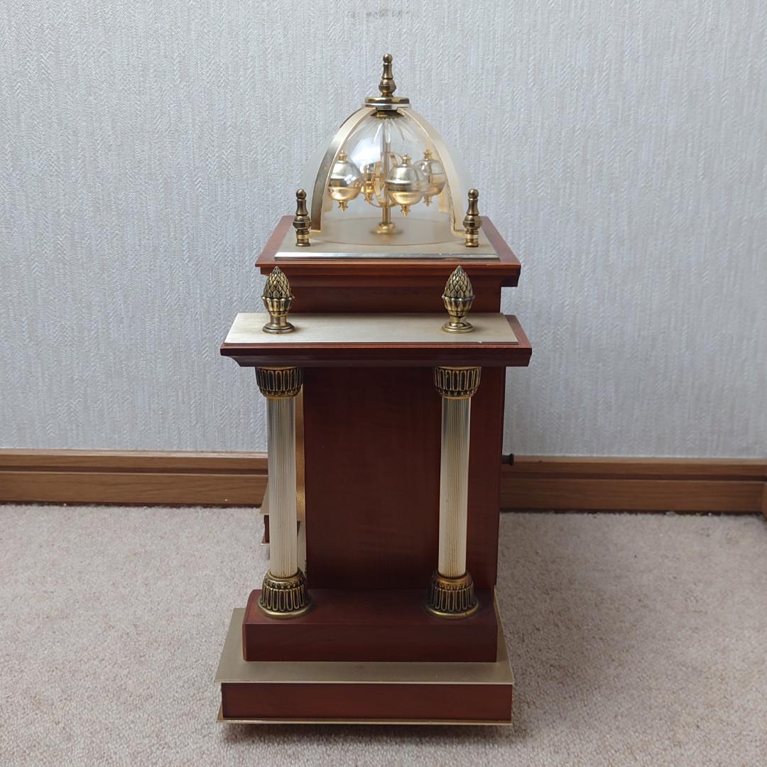 【難あり】 シチズン 水晶時計 リズムクォーツ 大型 置時計 44×35cm