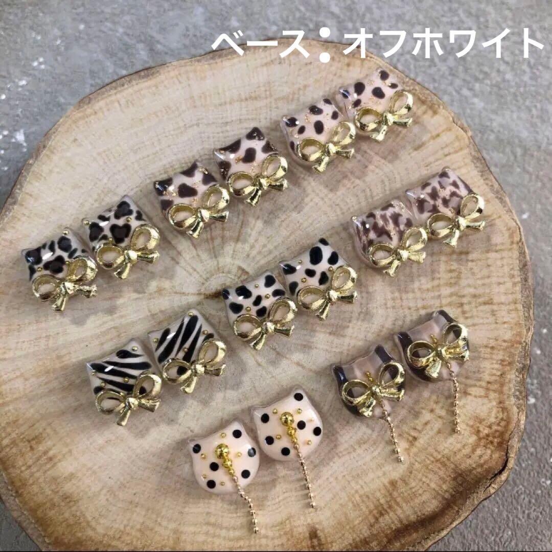 R-449 ✴︎レジン カボション✴︎ネコ型✴︎８カラー◡̈*❤︎