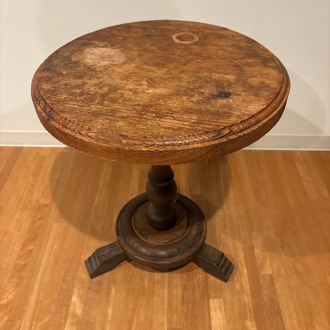 スペイン製　サイドテーブル　輸入家具